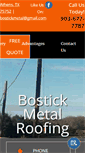 Mobile Screenshot of bostickmetalroofing.com